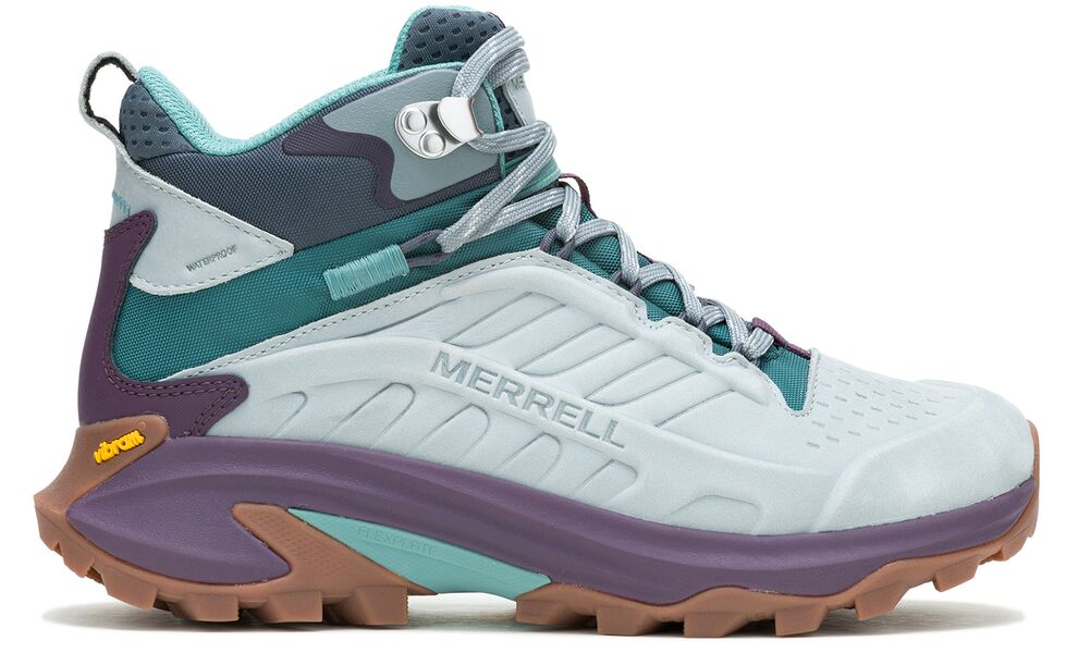 Трекінгові черевики жіночі Merrell Moab Speed 2 LTR MID WP (Highrise), Колір виробника: Highrise, Тип колодки: середня, Розмір виробника: US 8,5 (EU 39), зображення 2