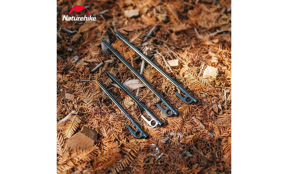 Кілочок Naturehike CNH22ZP018 (300 мм), 1 шт., Довжина: 30, Колір виробника: Black, зображення 4