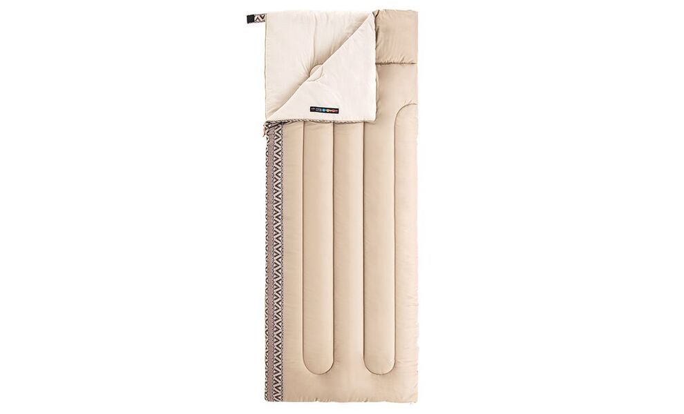 Літній кемпінговий спальник-ковдра Naturehike NH20MSD05 - L150 (Beige) до 7°C, Максимальний зріст користувача: 195, Колір: Beige, Сторона застібки: права, зображення 2