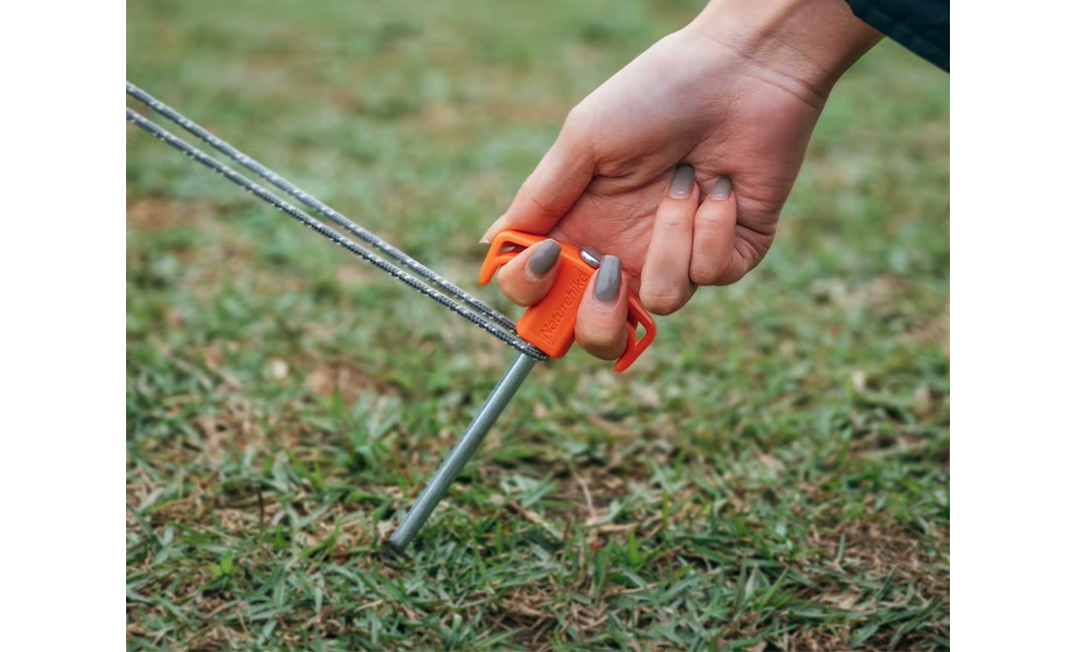 Набір кілочків Naturehike NH21YW133 - Orange (250 мм), 2 шт., Довжина: 25, Колір виробника: Orange, зображення 4