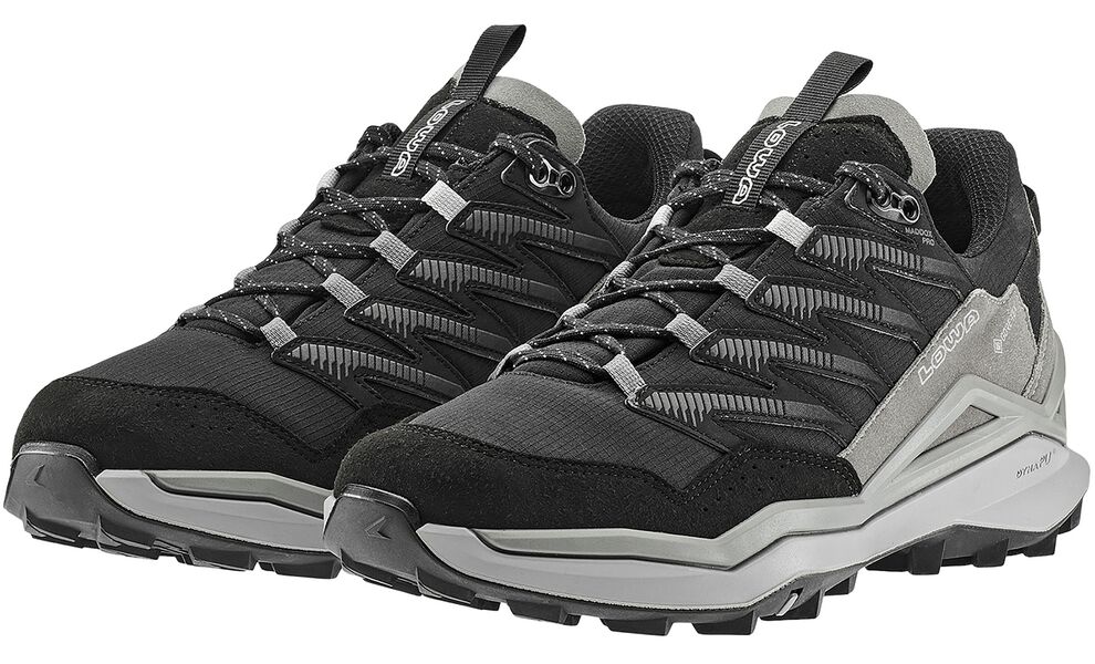 Трекінгові кросівки чоловічі LOWA Maddox Pro GTX LO - 311630 (9930/Black-Grey), Колір виробника: 9930/Black-Grey, Тип колодки: середня, Розмір виробника: EU 41,5, зображення 3