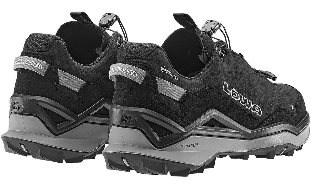 Трекінгові кросівки чоловічі LOWA Maddox Pro GTX LO SL - 311635 (9930/Black-Grey), Колір виробника: 9930/Black-Grey, Тип колодки: середня, Розмір виробника: EU 41,5, зображення 4