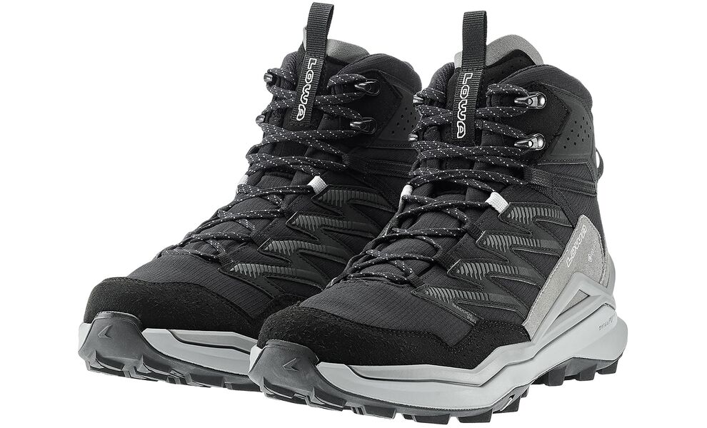 Трекінгові черевики чоловічі LOWA Maddox Pro GTX MID - 311620 (9930/Black-Grey), Колір виробника: 9930/Black-Grey, Тип колодки: середня, Розмір виробника: EU 41, зображення 3