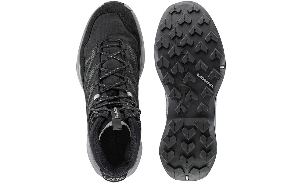 Трекінгові черевики чоловічі LOWA Maddox Pro GTX MID - 311620 (9930/Black-Grey), Колір виробника: 9930/Black-Grey, Тип колодки: середня, Розмір виробника: EU 45, зображення 7