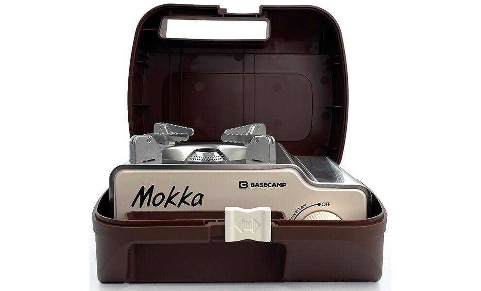 Туристична газова плитка BaseCamp Camping Stove Mokka (Bone White) для цангових балонів, Колір виробника: Bone White, зображення 4