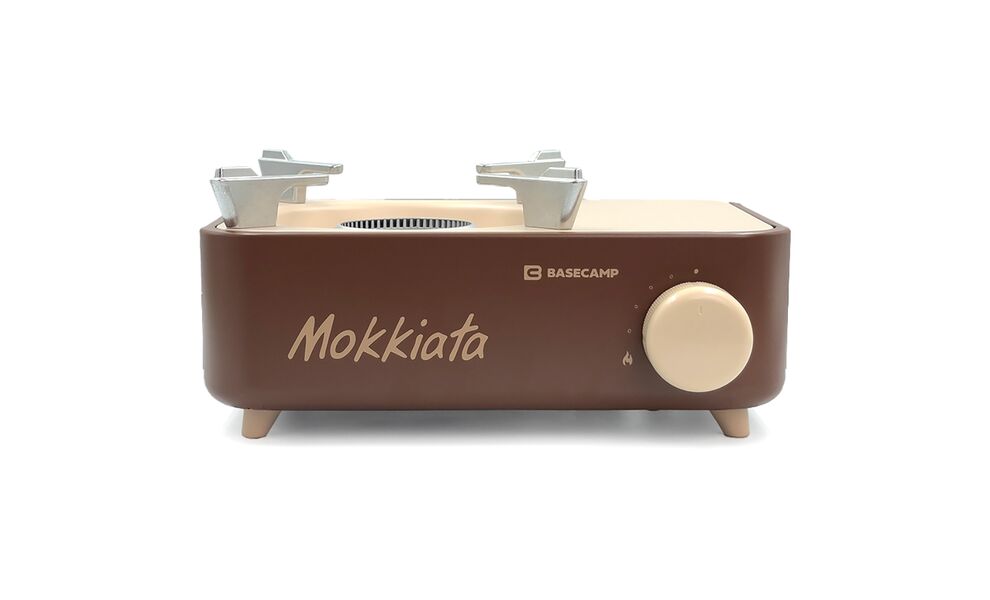 Туристична газова плитка BaseCamp Camping Stove Mokkiata (Brown) для цангових балонів, Колір виробника: Brown, зображення 2