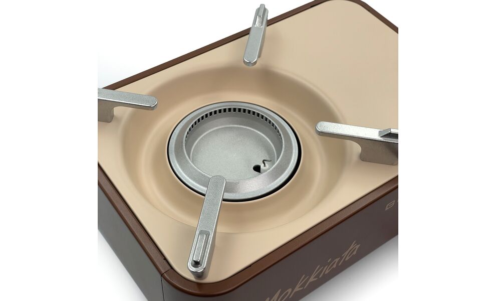 Туристична газова плитка BaseCamp Camping Stove Mokkiata (Brown) для цангових балонів, Колір виробника: Brown, зображення 3