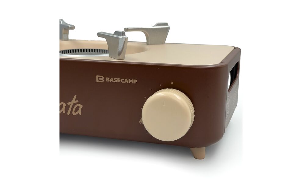 Туристична газова плитка BaseCamp Camping Stove Mokkiata (Brown) для цангових балонів, Колір виробника: Brown, зображення 4