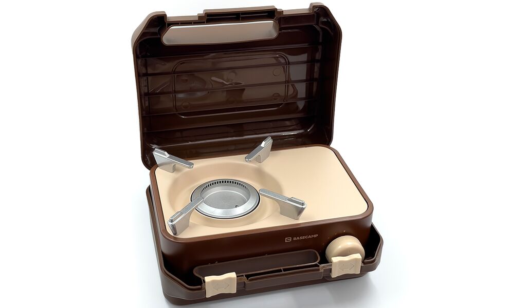 Туристична газова плитка BaseCamp Camping Stove Mokkiata (Brown) для цангових балонів, Колір виробника: Brown, зображення 6