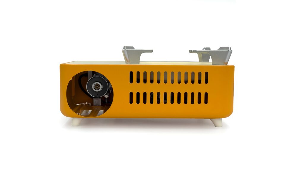 Туристична газова плитка BaseCamp Camping Stove Mokkiata (Orange) для цангових балонів, Колір виробника: Orange, зображення 4