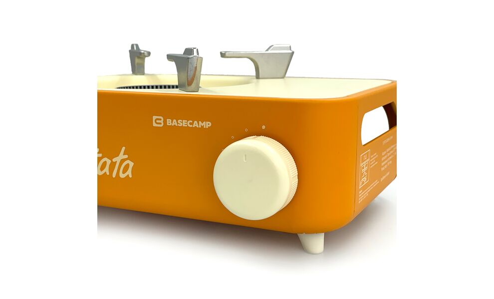 Туристична газова плитка BaseCamp Camping Stove Mokkiata (Orange) для цангових балонів, Колір виробника: Orange, зображення 3