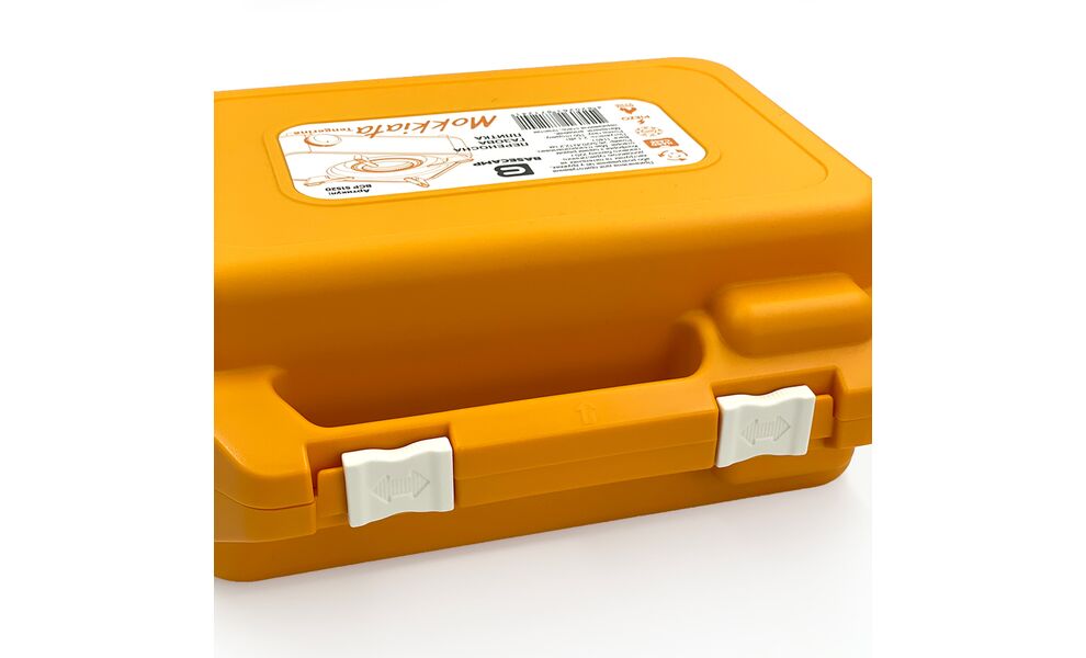 Туристична газова плитка BaseCamp Camping Stove Mokkiata (Orange) для цангових балонів, Колір виробника: Orange, зображення 7