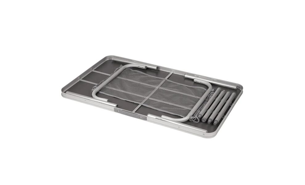 Розкладний стіл з поличкою Bo-Camp Table - 100x60x70 см, Тип розміру: 100x60x70 см, Колір: Grey, зображення 3