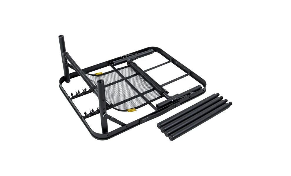 Розкладний стіл з поличкою Bo-Camp Garland, 60x45x60 см, Тип розміру: 60x45x60 см, Колір: Black/Wood Look, зображення 10