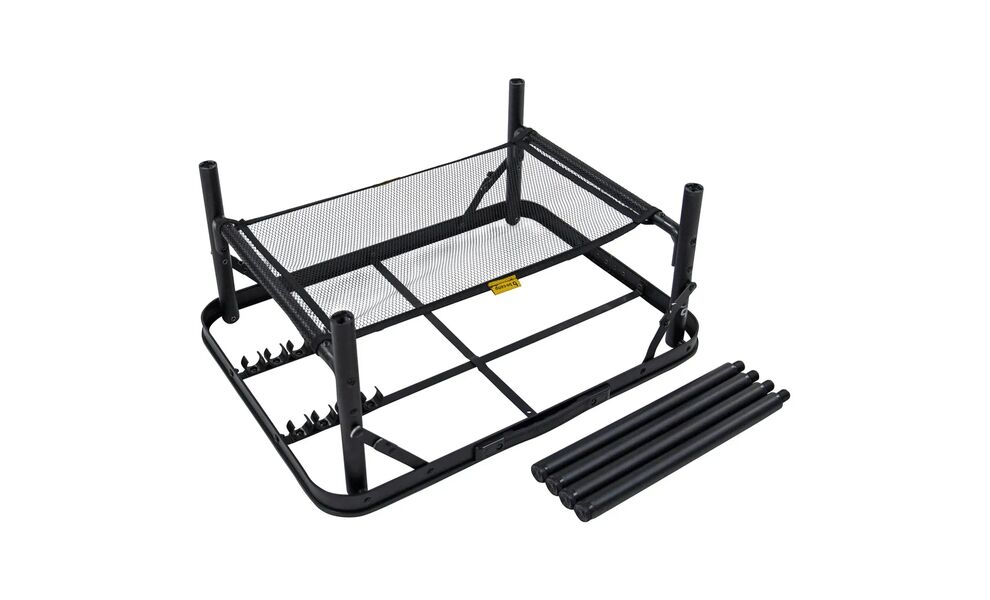 Розкладний стіл з поличкою Bo-Camp Garland, 60x45x60 см, Тип розміру: 60x45x60 см, Колір: Black/Wood Look, зображення 11