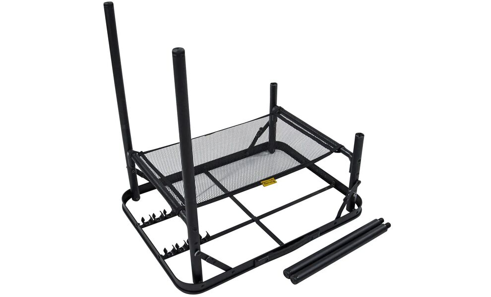 Розкладний стіл з поличкою Bo-Camp Garland, 60x45x60 см, Тип розміру: 60x45x60 см, Колір: Black/Wood Look, зображення 12