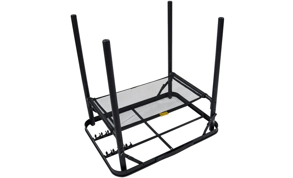 Розкладний стіл з поличкою Bo-Camp Garland, 60x45x60 см, Тип розміру: 60x45x60 см, Колір: Black/Wood Look, зображення 13