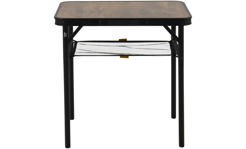 Розкладний стіл з поличкою Bo-Camp Garland, 60x45x60 см, Тип розміру: 60x45x60 см, Колір: Black/Wood Look, зображення 3