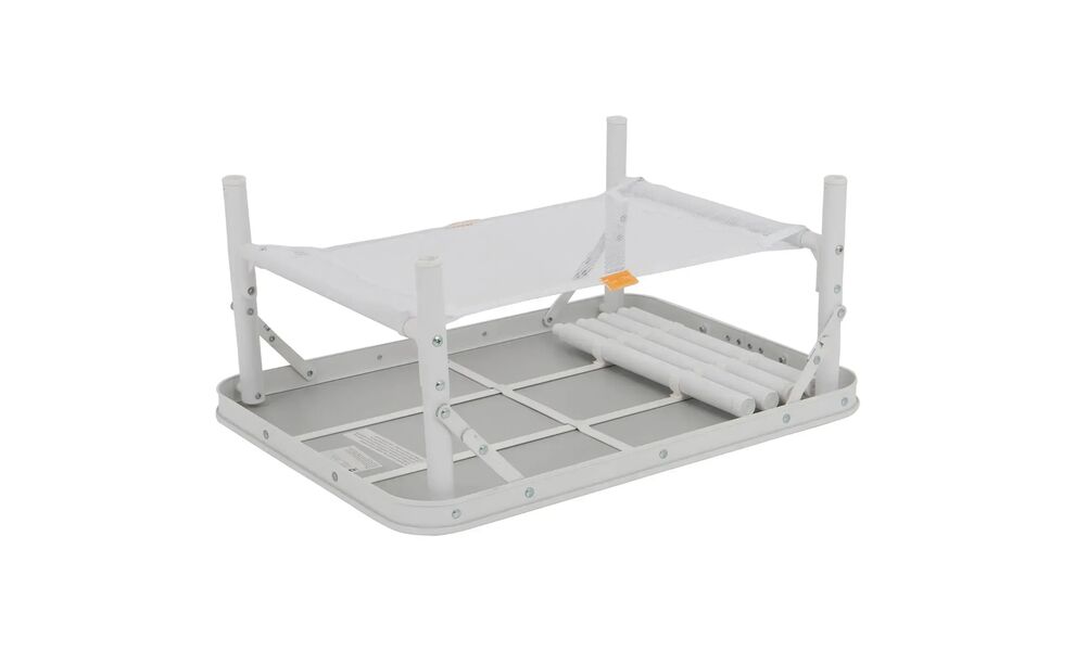 Розкладний стіл з поличкою Bo-Camp Garland, 60x45x60 см, Тип розміру: 60x45x60 см, Колір: Pastel Yvoire, зображення 6