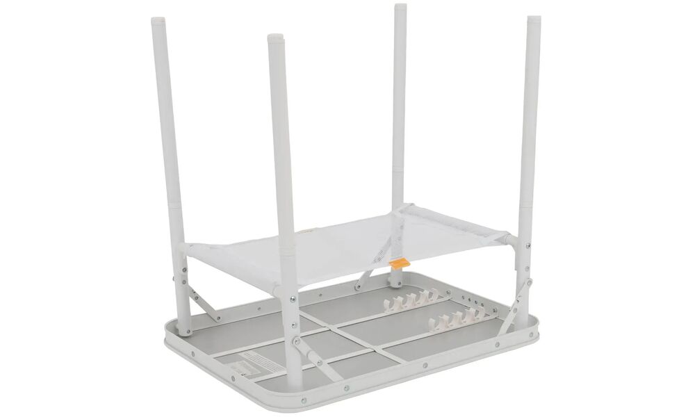 Розкладний стіл з поличкою Bo-Camp Garland, 60x45x60 см, Тип розміру: 60x45x60 см, Колір: Pastel Yvoire, зображення 8