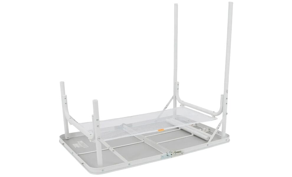 Розкладний стіл з поличкою Bo-Camp Garland, 90x60x81 см, Тип розміру: 90x60x81 см, Колір: Pastel Yvoire, зображення 6