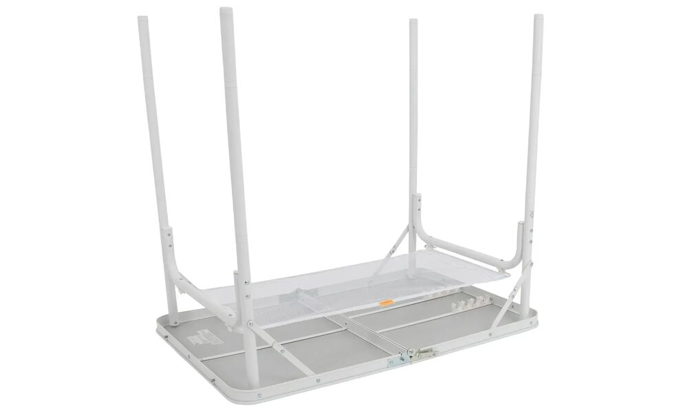 Розкладний стіл з поличкою Bo-Camp Garland, 90x60x81 см, Тип розміру: 90x60x81 см, Колір: Pastel Yvoire, зображення 7