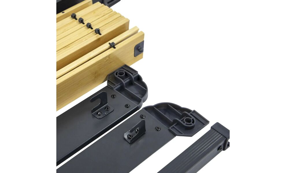 Розкладний стіл з бамбуковою стільницею Bo-Camp Maryland M, 80x63x73 см, зображення 17