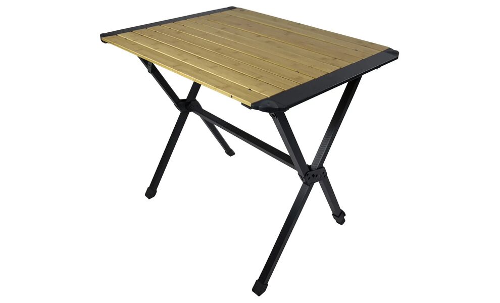 Розкладний стіл з бамбуковою стільницею Bo-Camp Maryland M, 80x63x73 см, зображення 3