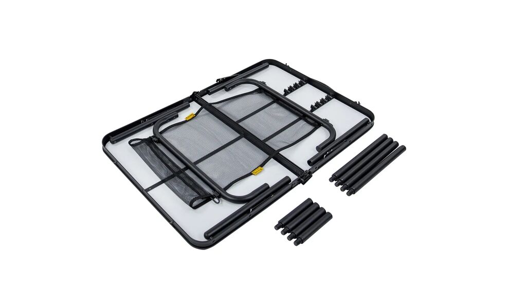 Розкладний стіл з поличкою Bo-Camp Northgate - 90x60x81 см, Тип розміру: 90x60x81 см, Колір: Black/Concrete, зображення 6