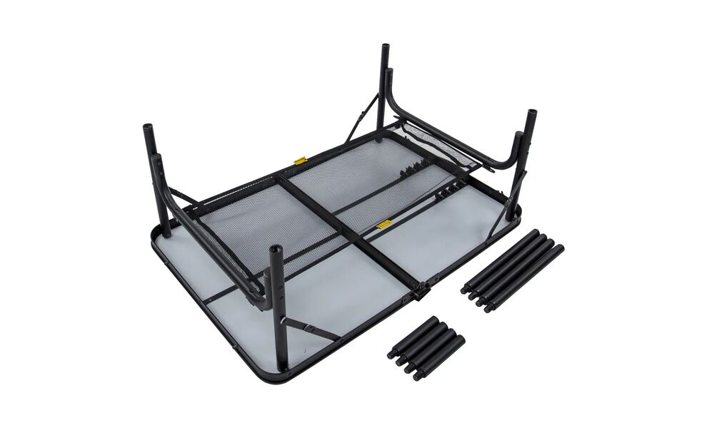 Розкладний стіл з поличкою Bo-Camp Northgate - 90x60x81 см, Тип розміру: 90x60x81 см, Колір: Black/Concrete, зображення 7