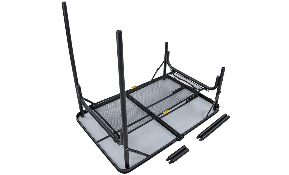 Розкладний стіл з поличкою Bo-Camp Northgate - 90x60x81 см, Тип розміру: 90x60x81 см, Колір: Black/Concrete, зображення 8