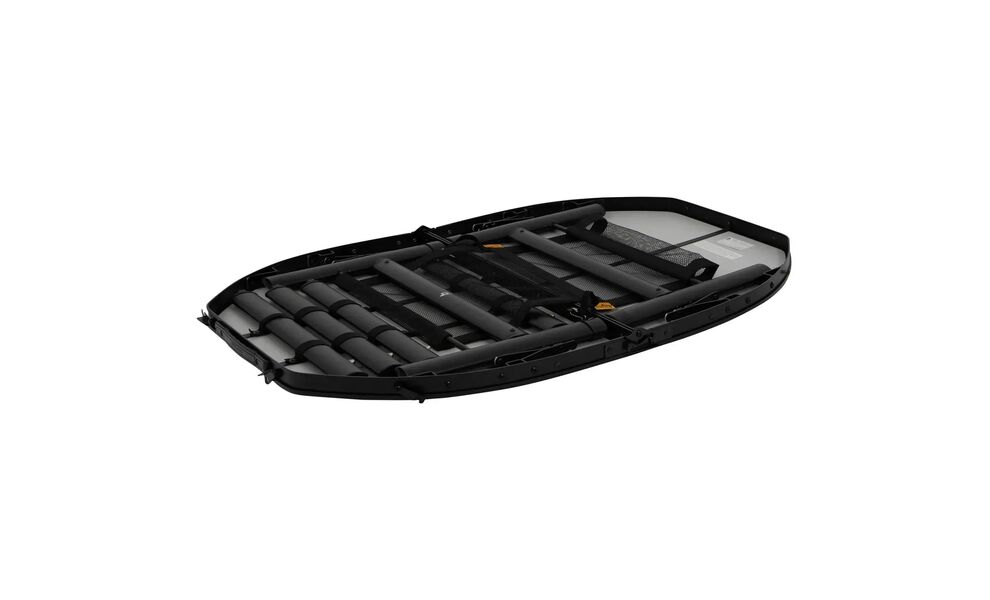 Розкладний стіл з поличкою Bo-Camp Northgate Oval - 100x70x70 см, Тип розміру: S, Колір: Black/Concrete, зображення 5