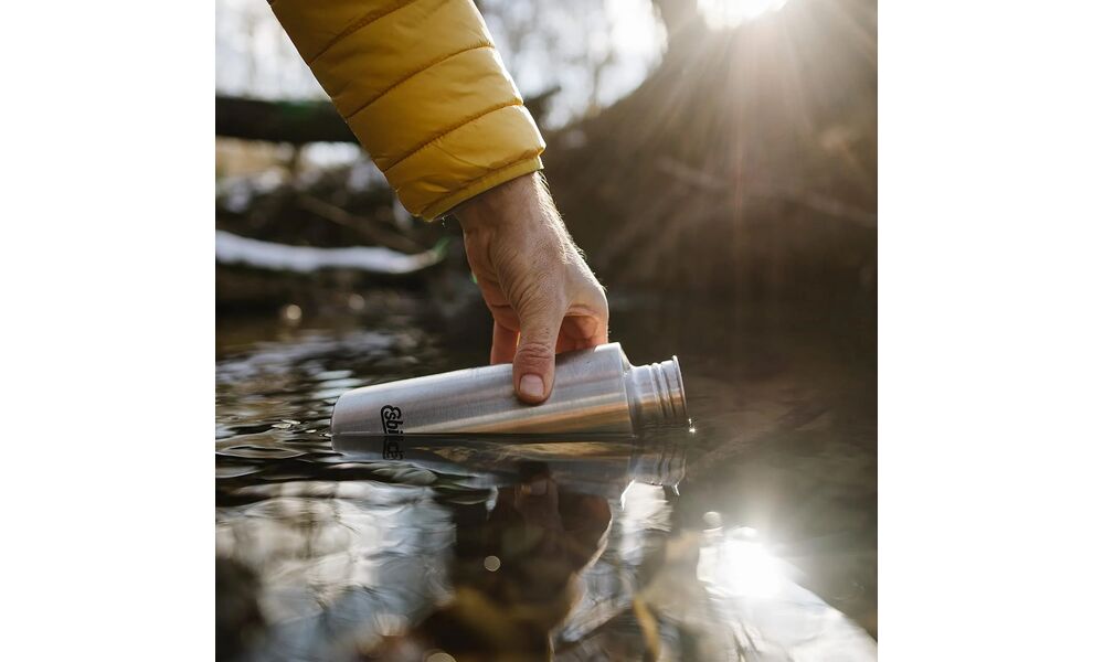 Пляшка для води Esbit Sculptor (Steel) на 750 мл, нержавіюча сталь, Об'єм: 750, Колір виробника: Steel, зображення 6