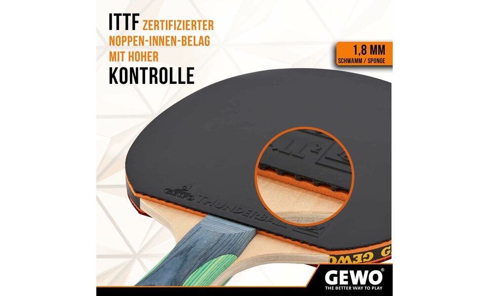 Ракетка для настільного тенісу Gewo Champ, зображення 3
