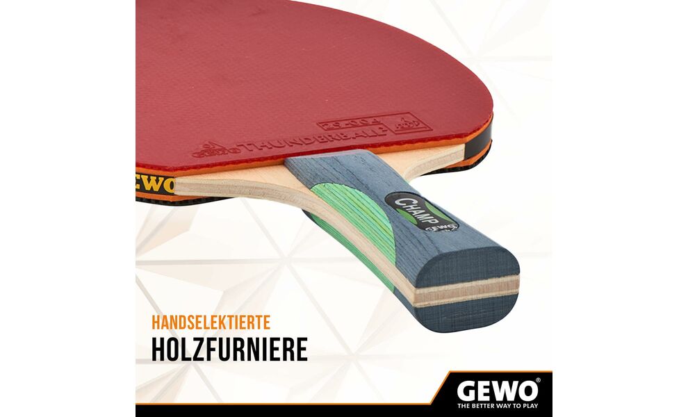 Ракетка для настільного тенісу Gewo Champ, зображення 4