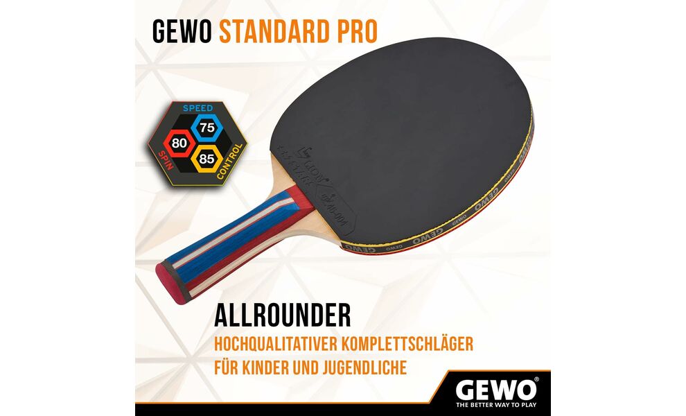 Ракетка для настільного тенісу Gewo Standard Pro, зображення 2