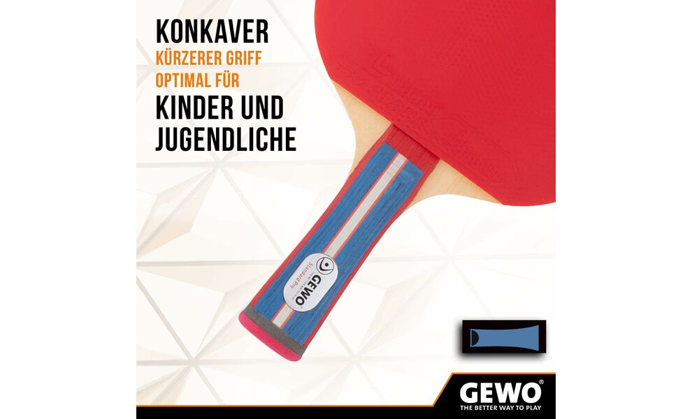 Ракетка для настільного тенісу Gewo Standard Pro, зображення 5