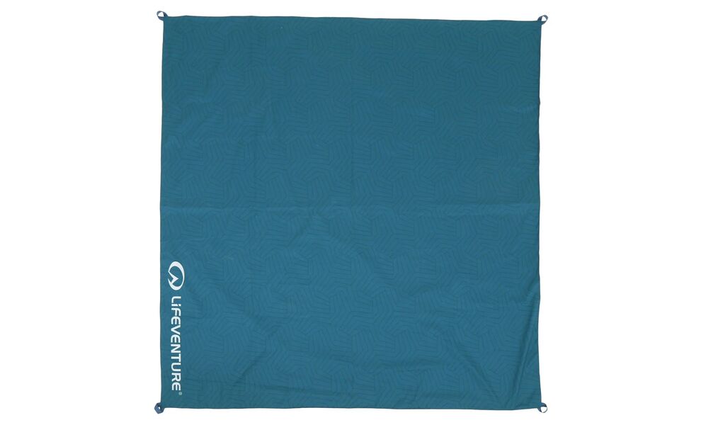 Килимок для пікніку Lifeventure Picnic Blanket (Geometric Teal), Колір виробника: Geometric Teal, зображення 2