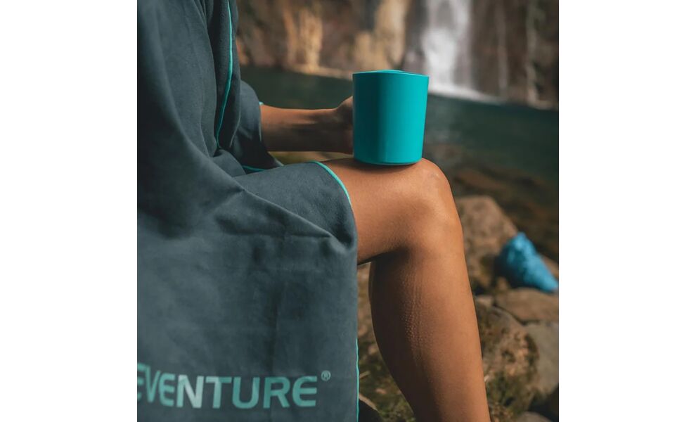 Швидкосохнучий рушник з мікрофібри Lifeventure Recycled Soft Fibre - Large (Grey), 110x65 см, Тип розміру: Large, Колір: Grey, зображення 6