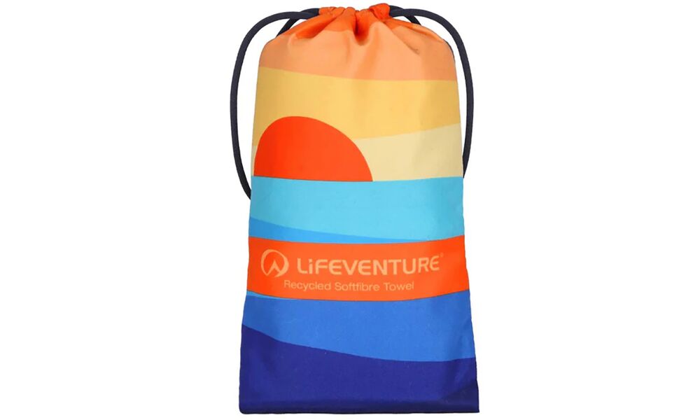 Швидкосохнучий рушник з мікрофібри з чохлом Lifeventure Recycled Soft Fibre - Giant (Sun), 150x90 см, Тип розміру: Giant, Колір: Sun, зображення 2
