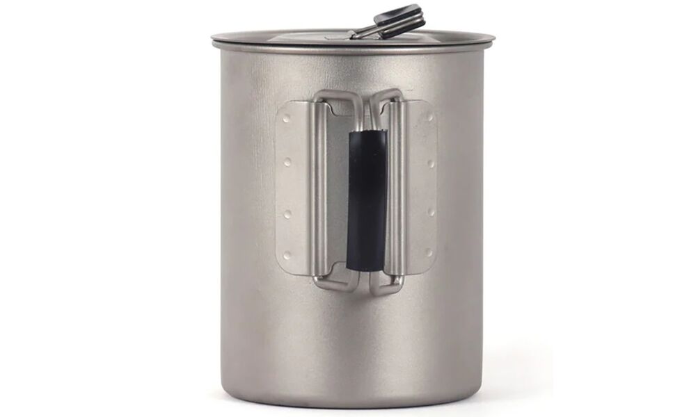 Туристична каструля Lifeventure Titanium Cooking Pot на 800 мл, титан, Об'єм: 0,8, зображення 3