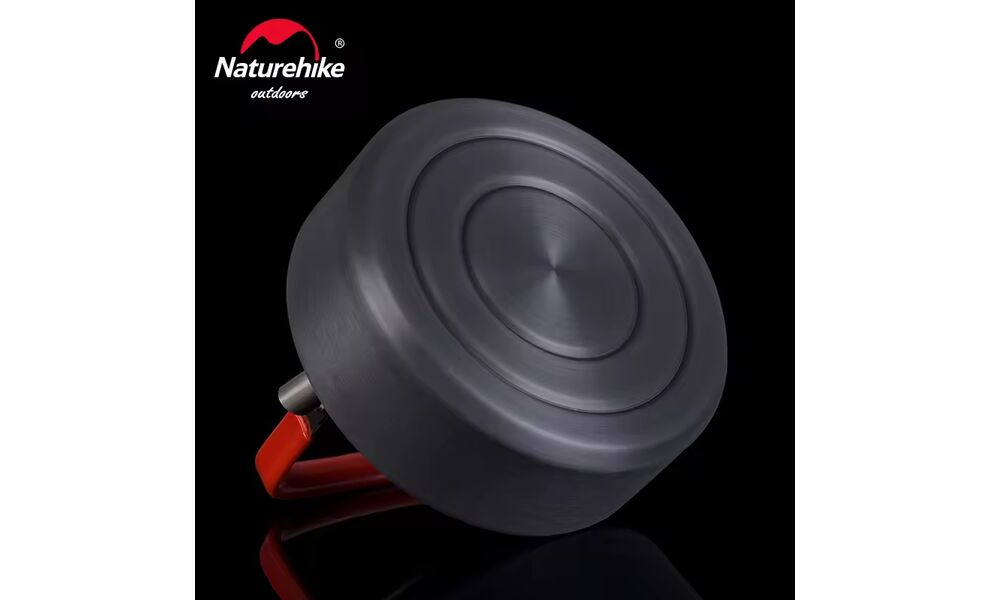 Туристичний чайник Naturehike NH17C020-H на 1,1 л, анодований алюміній, Об'єм: 1,1, зображення 4