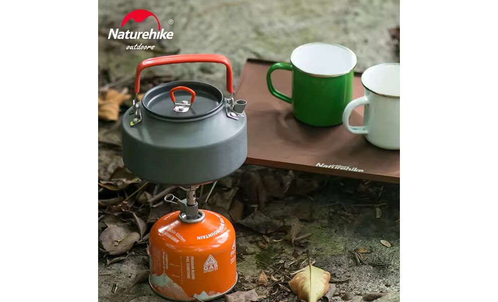 Туристичний чайник Naturehike NH17C020-H на 1,1 л, анодований алюміній, Об'єм: 1,1, зображення 8