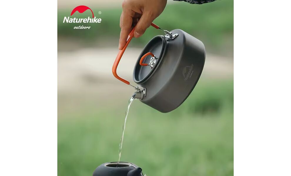 Туристичний чайник Naturehike NH17C020-H на 1,1 л, анодований алюміній, Об'єм: 1,1, зображення 9