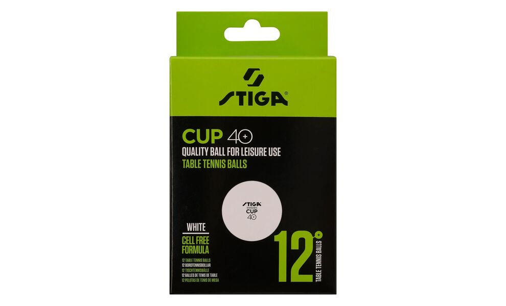 М'ячики для настільного тенісу Stiga Cup, 12 шт., зображення 2
