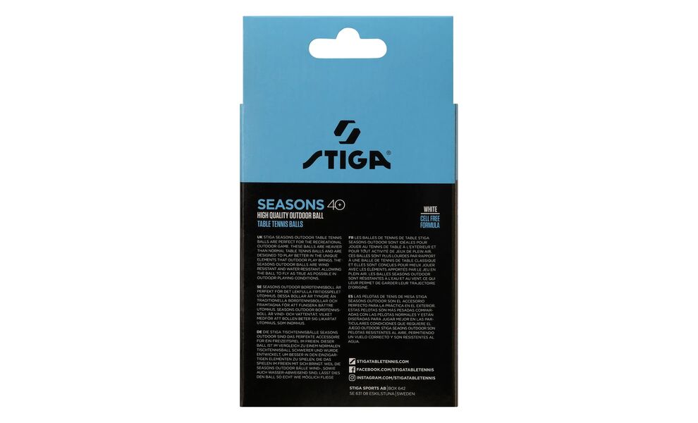 М'ячики для настільного тенісу Stiga Seasons, 12 шт., зображення 4