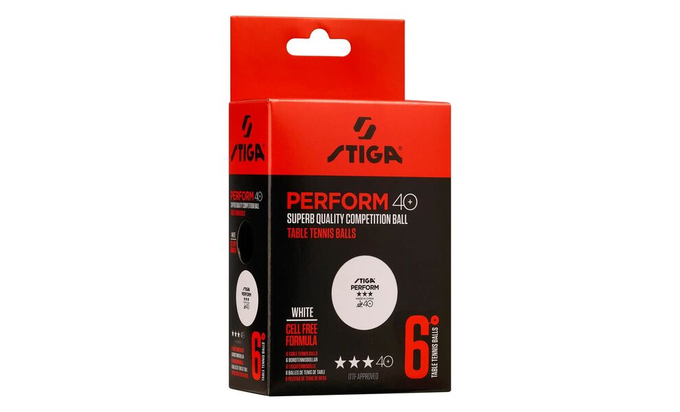 М'ячики для настільного тенісу Stiga Perform, 6 шт., зображення 2