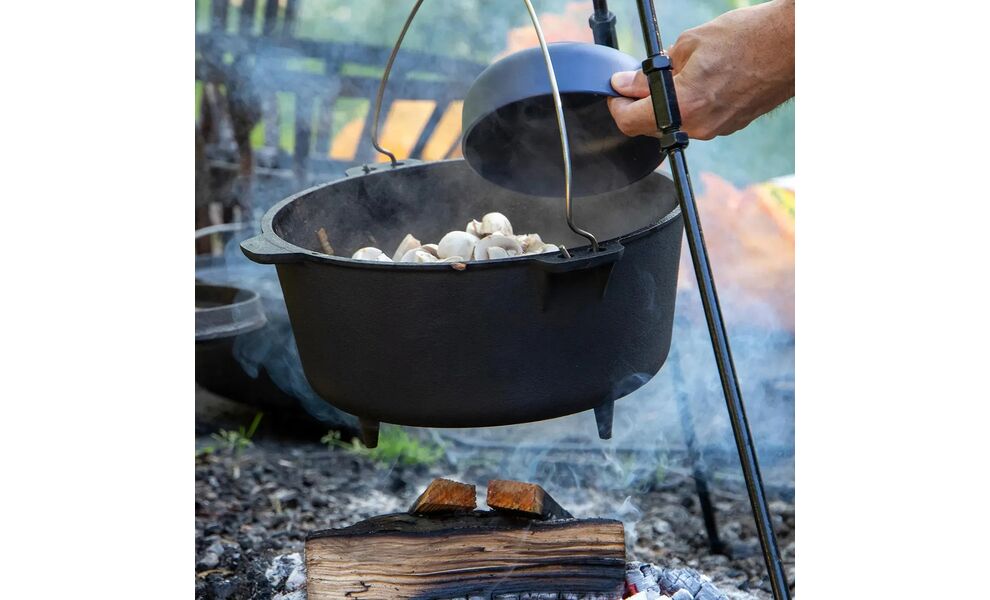 Чавунний казан-жаровня на ніжках Bo-Camp Dutch Oven на 5 л, Об'єм: 5, Діаметр верхній: 31, зображення 5