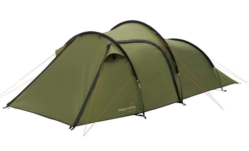 3-місний намет Easy Camp Hemsedal 3: двошаровий, з тамбуром, Кількість місць: 3, Колір: Green, зображення 4