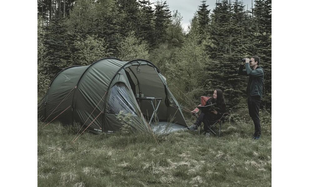 4-місний кемпінговий намет Easy Camp Hidra 4, Кількість місць: 4, Колір: Green, зображення 9